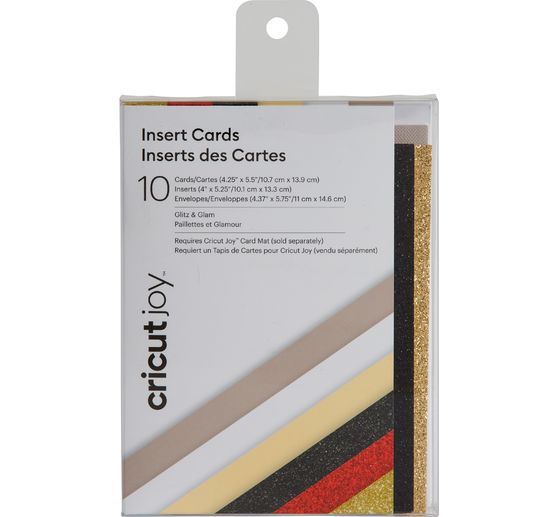 Cartes doubles avec inserts & enveloppes Cricut Joy « Insert Cards », 10,7 cm x 13,9 cm