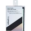 Cartes doubles avec inserts & enveloppes Cricut Joy « Insert Cards », 10,7 cm x 13,9 cm Black/Silver Holographic