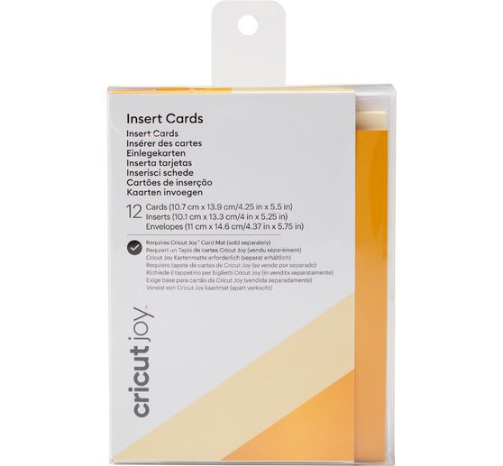 Cartes doubles avec inserts & enveloppes Cricut Joy « Insert Cards », 10,7 cm x 13,9 cm