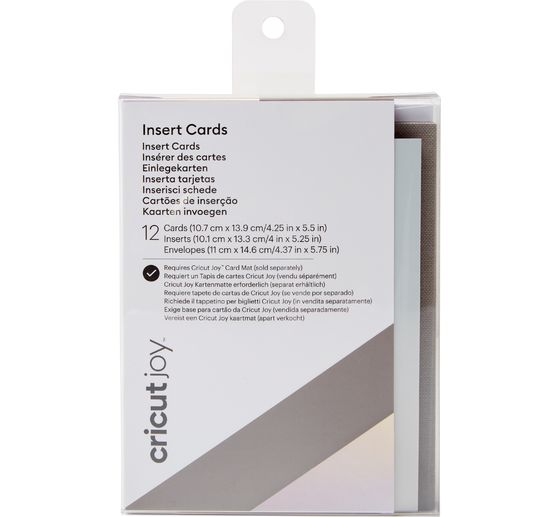 Cartes doubles avec inserts & enveloppes Cricut Joy « Insert Cards », 10,7 cm x 13,9 cm