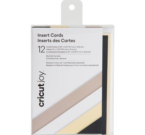 Cartes doubles avec inserts & enveloppes Cricut Joy « Insert Cards », 10,7 cm x 13,9 cm