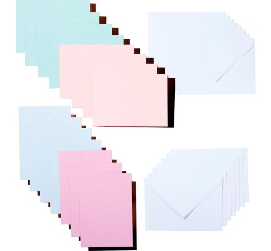 Cricut Joy Cartes doubles avec encarts & enveloppes "Insert Cards", 8,89 x 12,45 cm