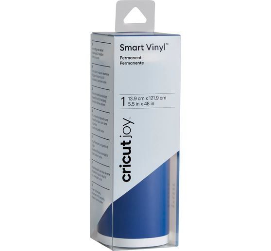 Film vinyle autocollant brillant Cricut Joy « Smart Vinyl – Permanent », 13,9 x 121,9 cm