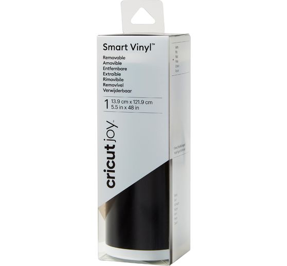 Film vinyle autocollant brillant Cricut Joy « Smart Vinyl – Amovible », 13,9 x 121,9 cm