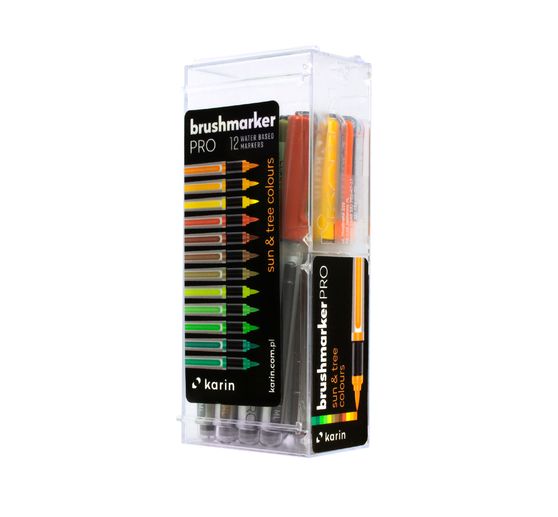 Set Brushmarker PRO Karin, 12 couleurs