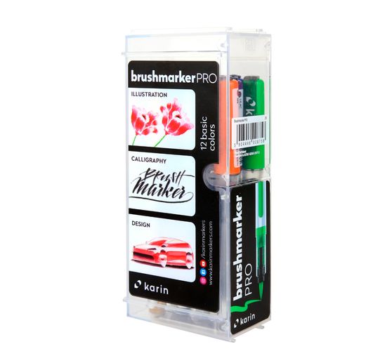 Set Brushmarker PRO Karin, 12 couleurs