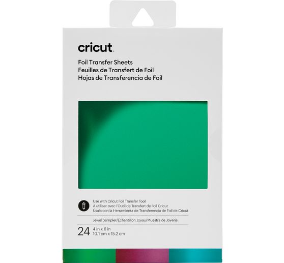 Feuilles de transfert Cricut « Foil Transfer - Sheets Sampler » 