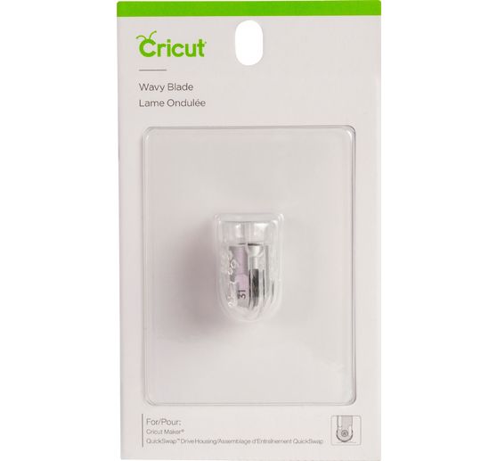 Outil Cricut « Quickswap Tool – Wavy Blade Tip », lame ondulée