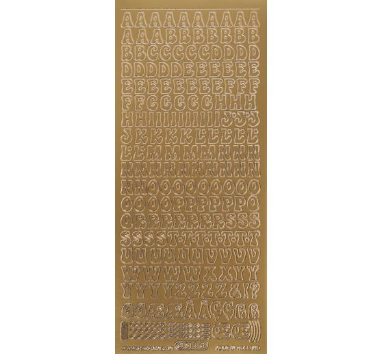 Stickers relief « Majuscules »