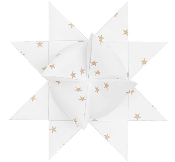 Bandes de papier « Etoiles d'or »