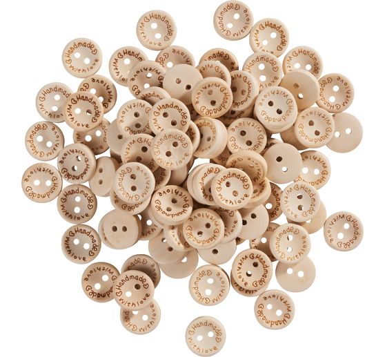 HTAIGUO 100pcs Boutons en Bois, Vintage Boutons Décoratifs en Bois Solide  Couleur Couture Vêtements Scrapbook DIY Artisanat Vert Armée