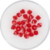 Glass cut glitter beads, 4 mm