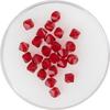 Glass cut glitter beads, 4 mm