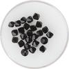 Glass cut glitter beads, 4 mm