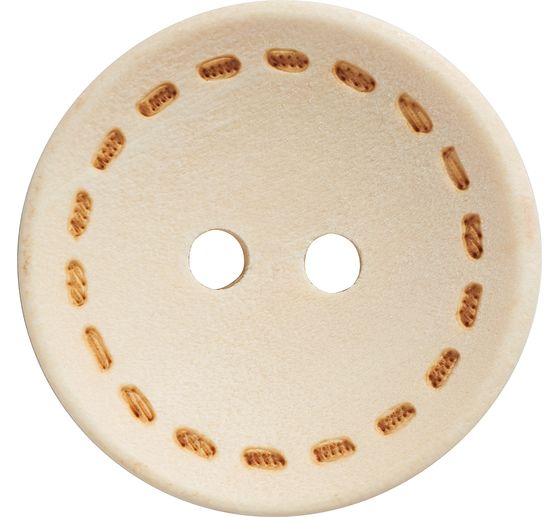 Boutons en bois VBS « Point de couture », 100 pc.