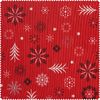 Tissu coton au mètre « Période de Noël » Rouge