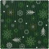 Tissu coton au mètre « Période de Noël » Vert