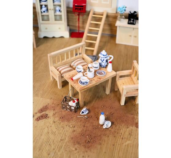 Secret Santa set "Table, bench & chair"