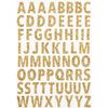 Autocollants pailletés « Lettres » Or