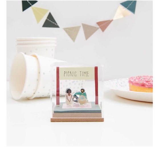 Cloche en acrylique Rico Design « Cube »