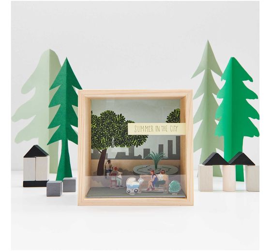Boîte vitrine à deux parois acryliques Rico Design