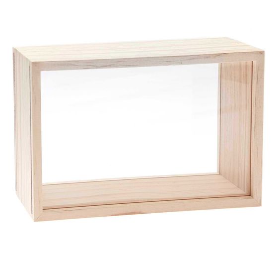 Boîte vitrine à deux parois acryliques Rico Design