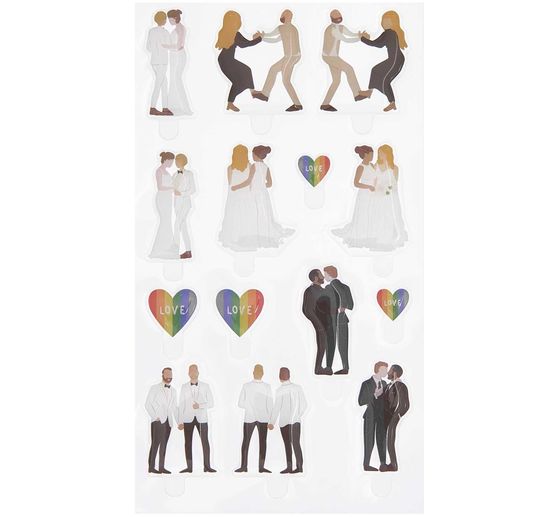 Stickers gel Rico Design « Figurico »