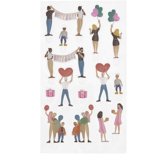 Stickers gel Rico Design « Figurico »