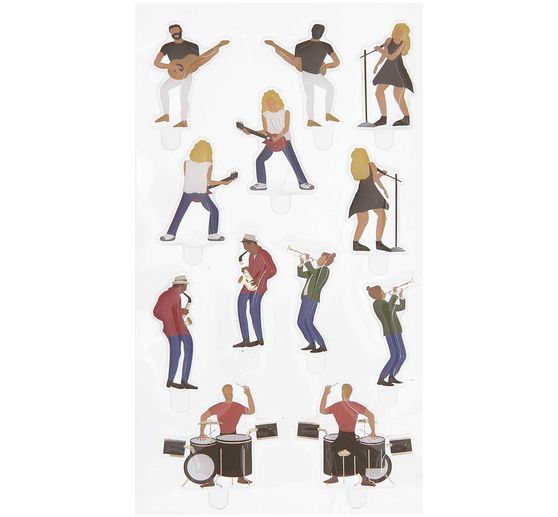 Stickers gel Rico Design « Figurico »