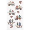 Rico Design Gel stickers "FIGURICO" Beer garden