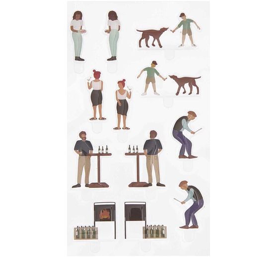 Stickers gel Rico Design « Figurico »