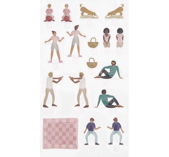 Stickers gel Rico Design « Figurico »