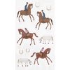 Stickers gel Rico Design « Figurico » Faire du cheval