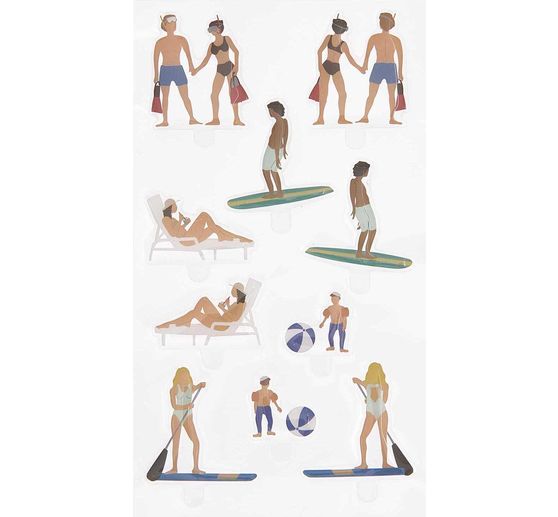 Stickers gel Rico Design « Figurico »