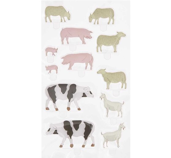 Stickers gel Rico Design « Figurico »