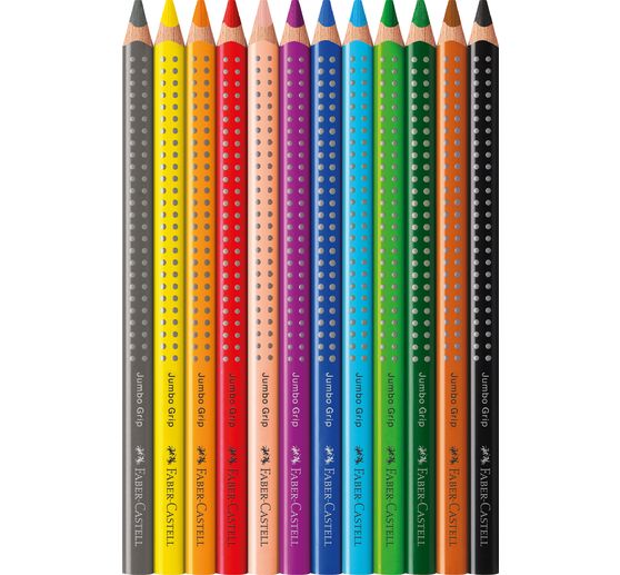 Crayons de couleur FABER-CASTELL « Jumbo Grip »