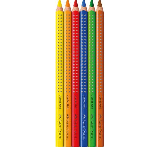 Crayons de couleur FABER-CASTELL « Jumbo Grip »