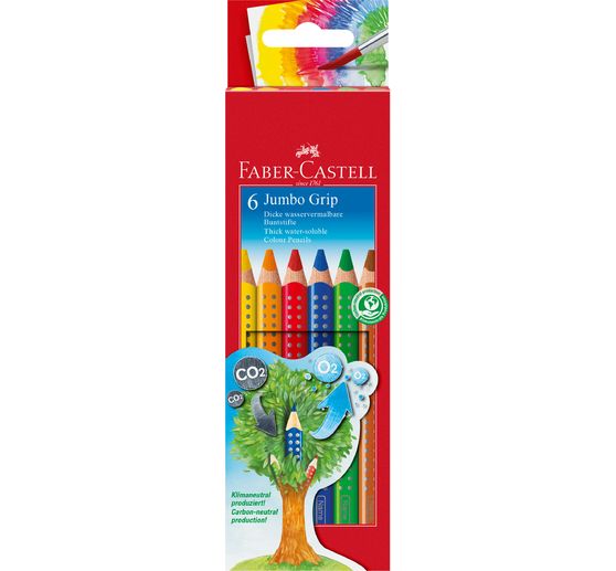 Crayons de couleur FABER-CASTELL « Jumbo Grip »