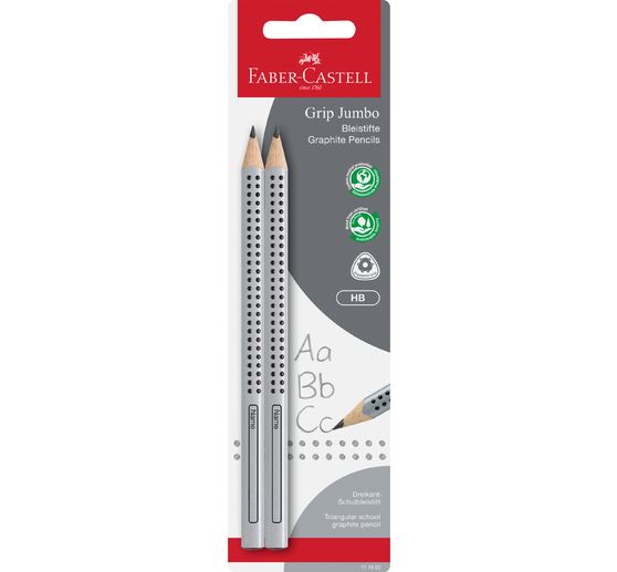 Crayons graphite FABER-CASTELL « Jumbo Grip » - VBS Hobby