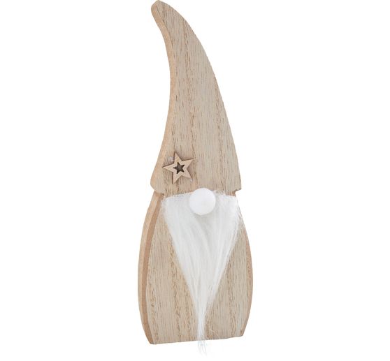 VBS Wooden gnome with LED nose
