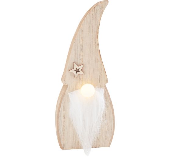 Lutin en bois à nez LED VBS