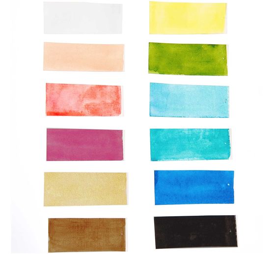 Peintures aquarelle ART Essential « 12 couleurs »