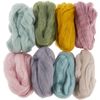 Laine féérique VBS « Assortiment », 8 couleurs Pastel