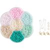 Set de perles « Rocailles » Pastel
