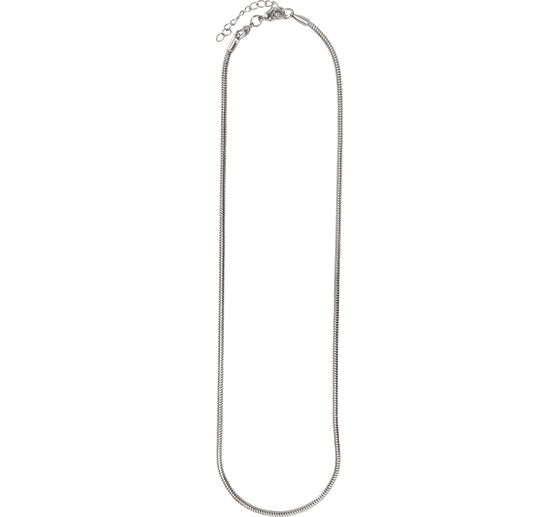 Collier avec chaînette d'ajustement « Platine »