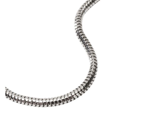 Collier avec chaînette d'ajustement « Platine »