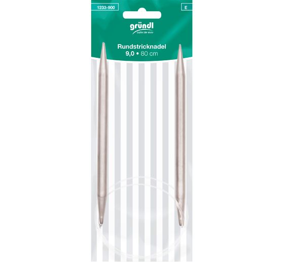 Aiguilles circulaires Gründl, 80 cm