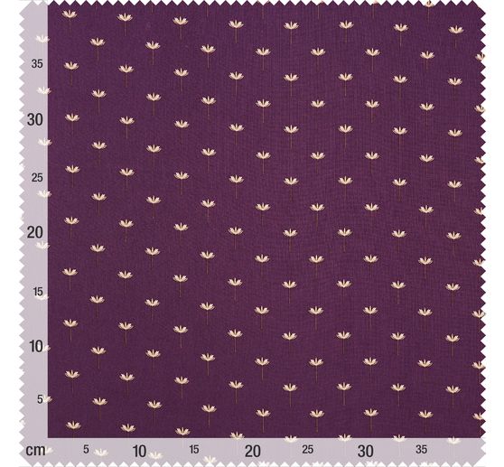 Cotton fabric "Brilliant" flowers