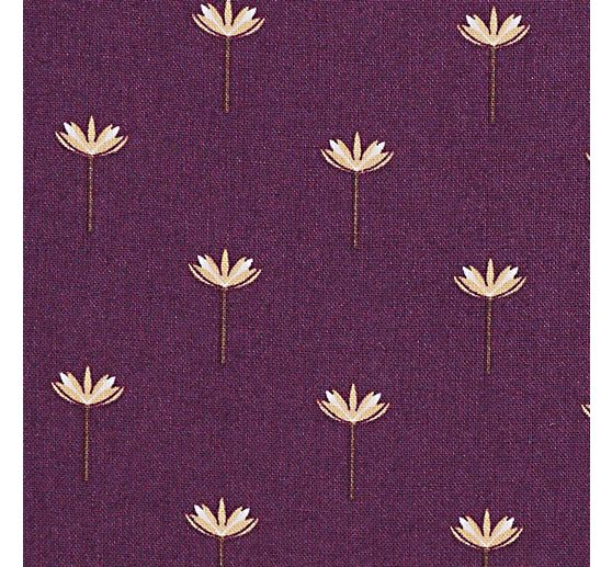 Tissu coton au mètre « Brilliant », Fleurs