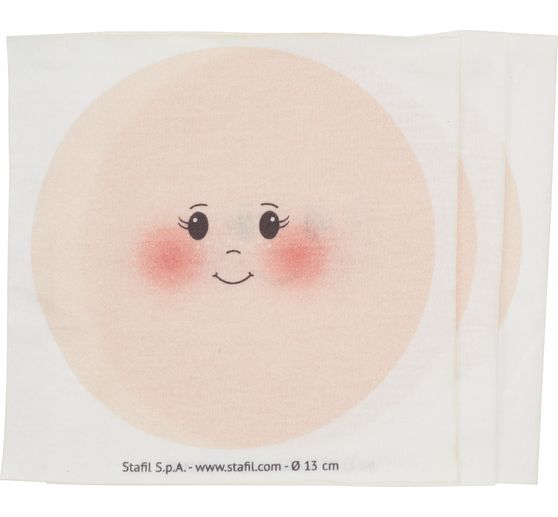 Visages en tissu tricot « Stefy »